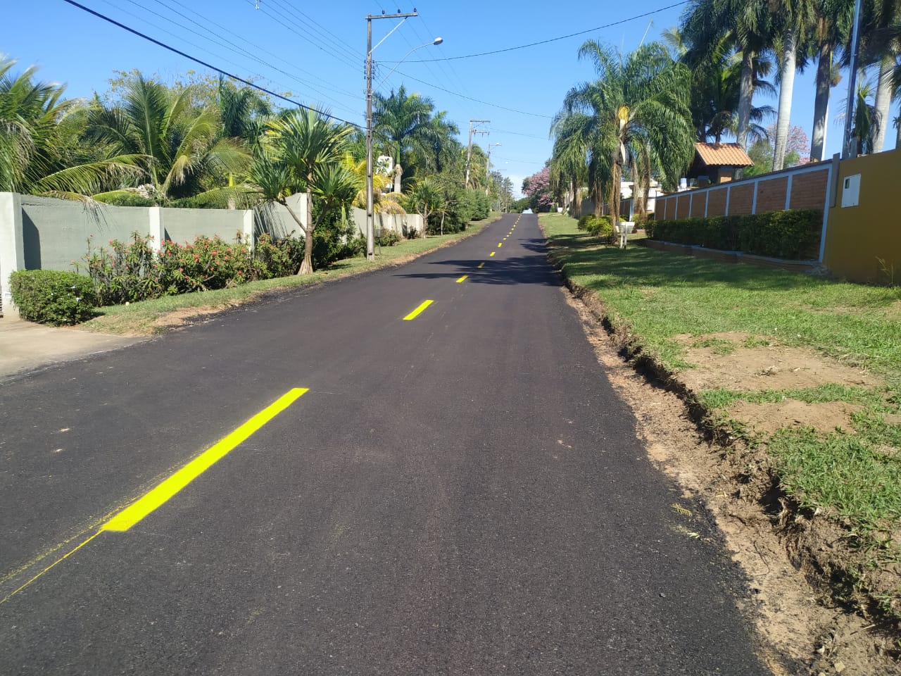 Recapeamento no Parque dos Lagos está concluído
