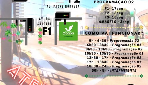 Projeto “Tempo Inteligente” reduz 45seg de espera em semáforo no Parque dos Pioneiros