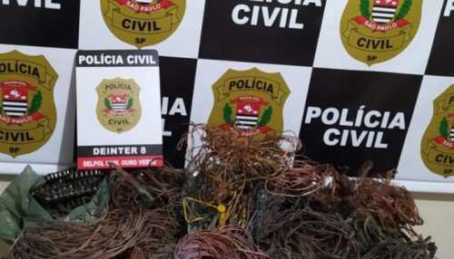 Polícia Civil prende suspeitos de envolvimento em furto e receptação de fios e cabos de cobre em Ouro Verde