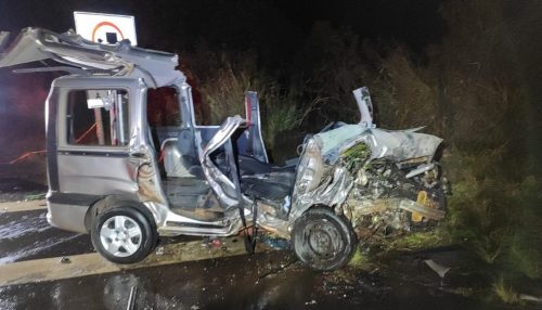 Acidente mata uma pessoa e deixa outras três feridas