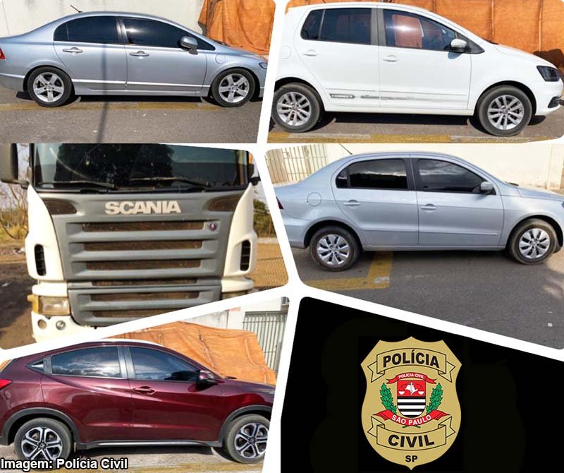 Operação que mira o tráfico de drogas na região apreende carros e caminhão