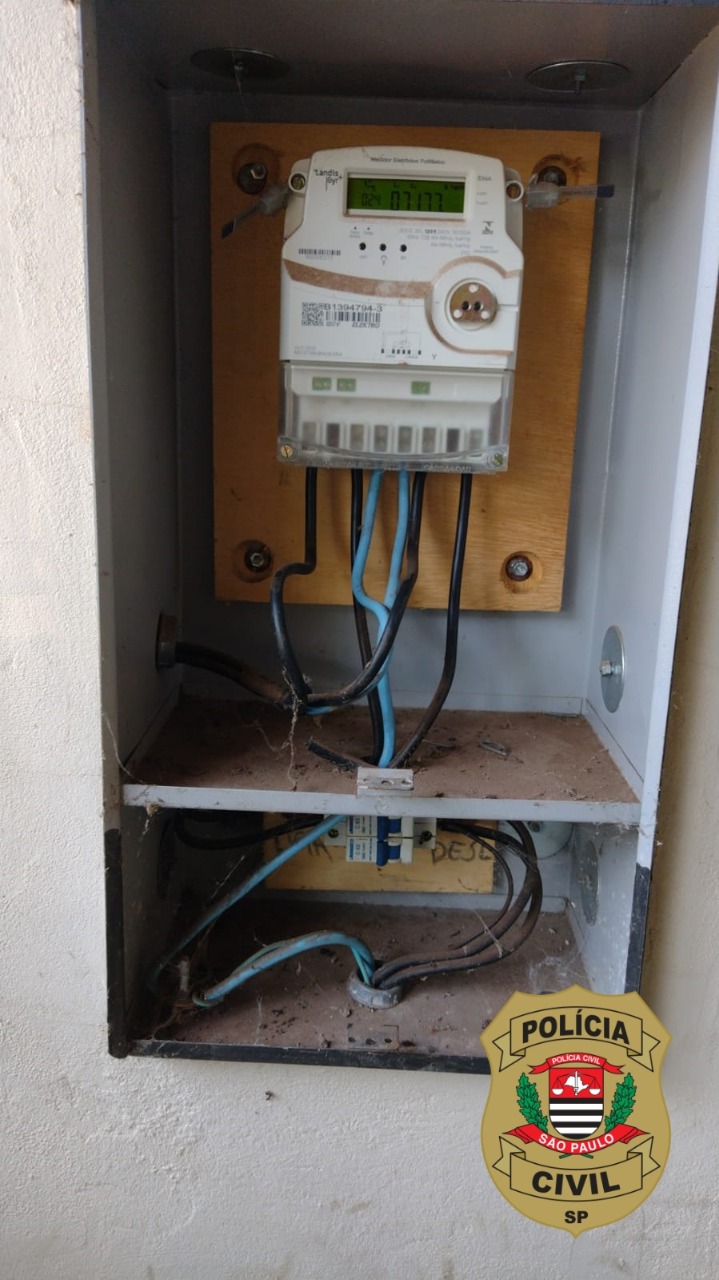 Ação da Polícia Civil e da concessionária de energia elétrica miram o combate ao desvio de energia em Dracena