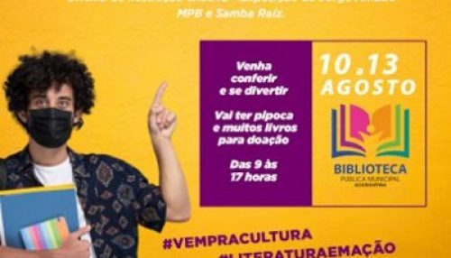 Cultura promove Semana Literária