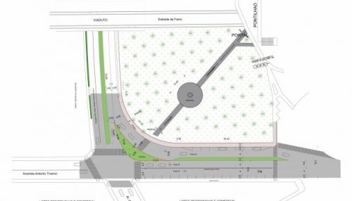 Avenida Antônio Tiveron ganhará faixa extra para acesso ao Centro sem parada no semáforo