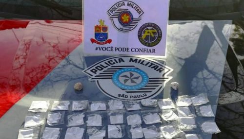 Força Tática prende homem em flagrante pelo crime de tráfico de drogas em Inúbia Paulista