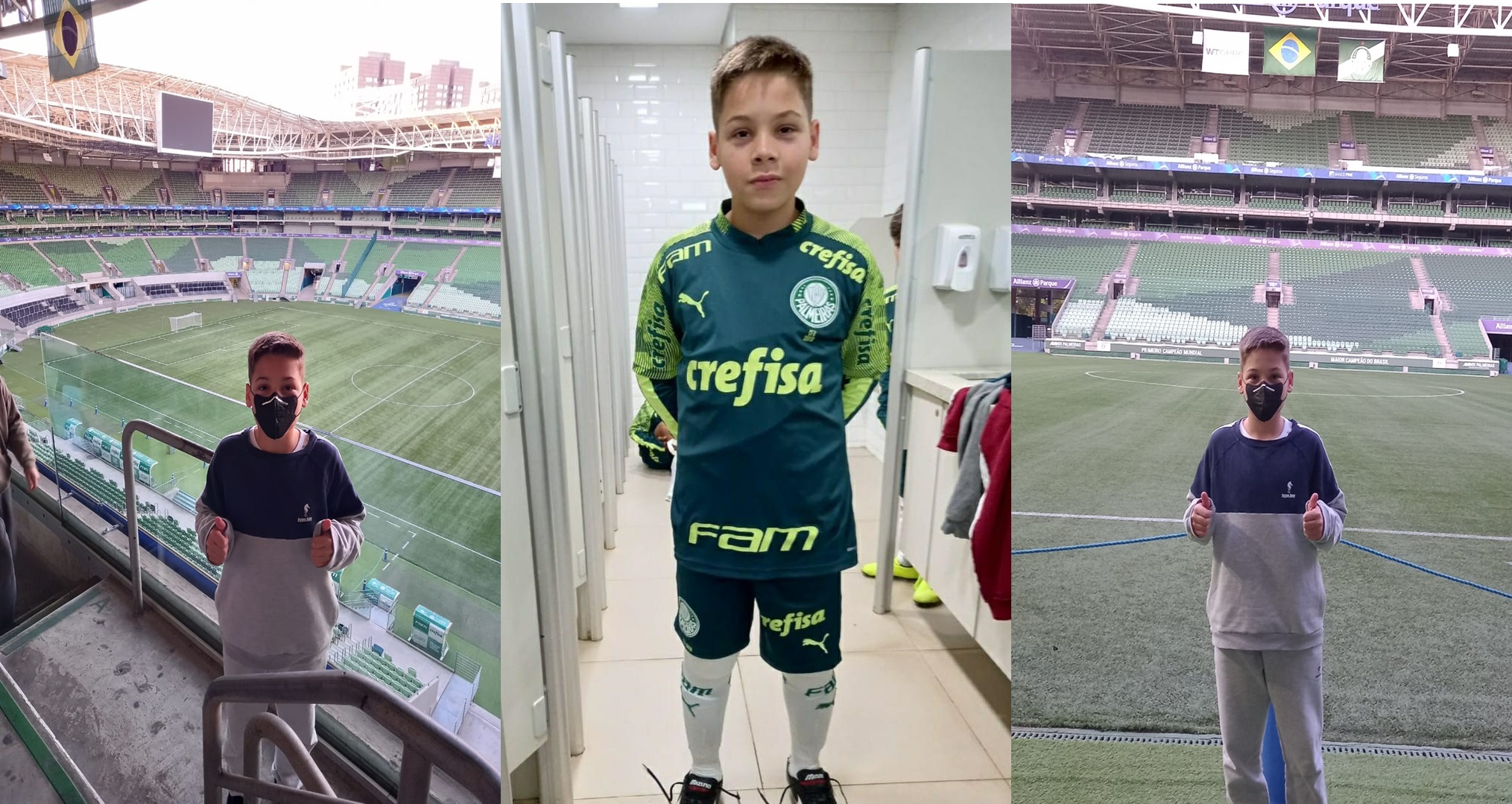 Aluno do Guarani Capaz e Fratellos Sports e aprovado em avaliação no Palmeiras