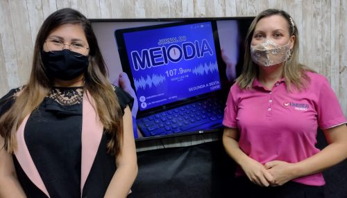 Agosto Lilás, com as conselheiras familiar Regiane Brito e Kátia Alves