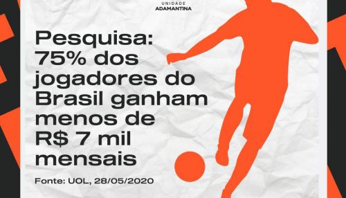 O valor mais precioso  do esporte não está nos altos salários.