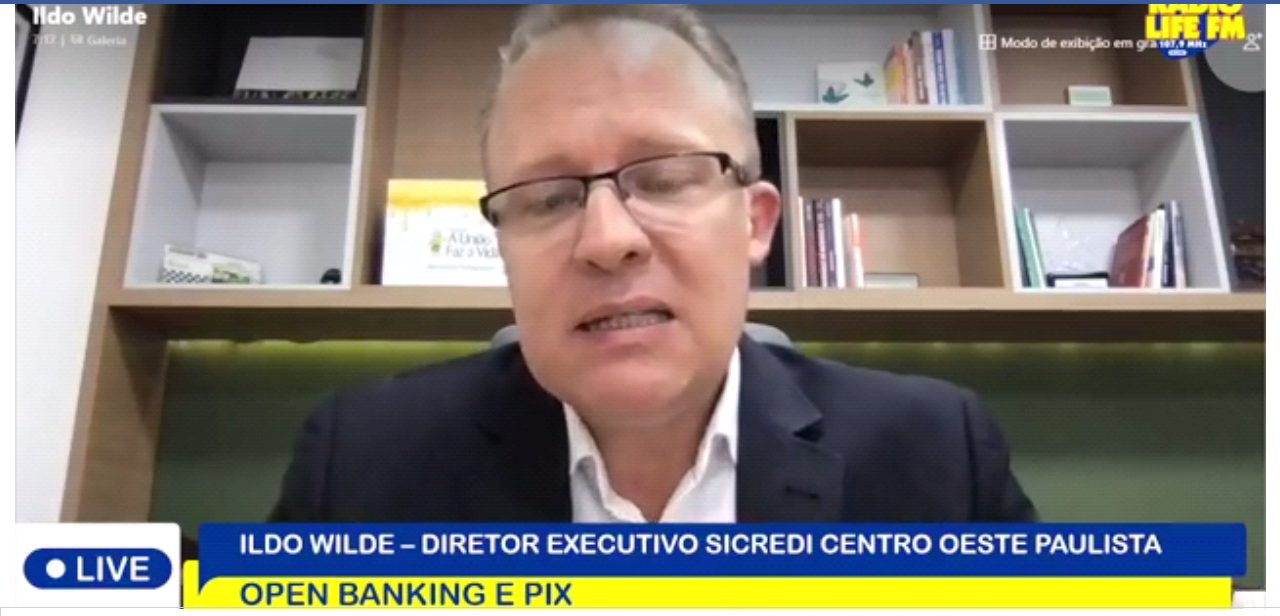 Quinta Feira 23 de Setembro Ildo Wilde Diretor Executivo do Sicredi ,participa por meio de entrevista ao Jornal do Meio Dia .