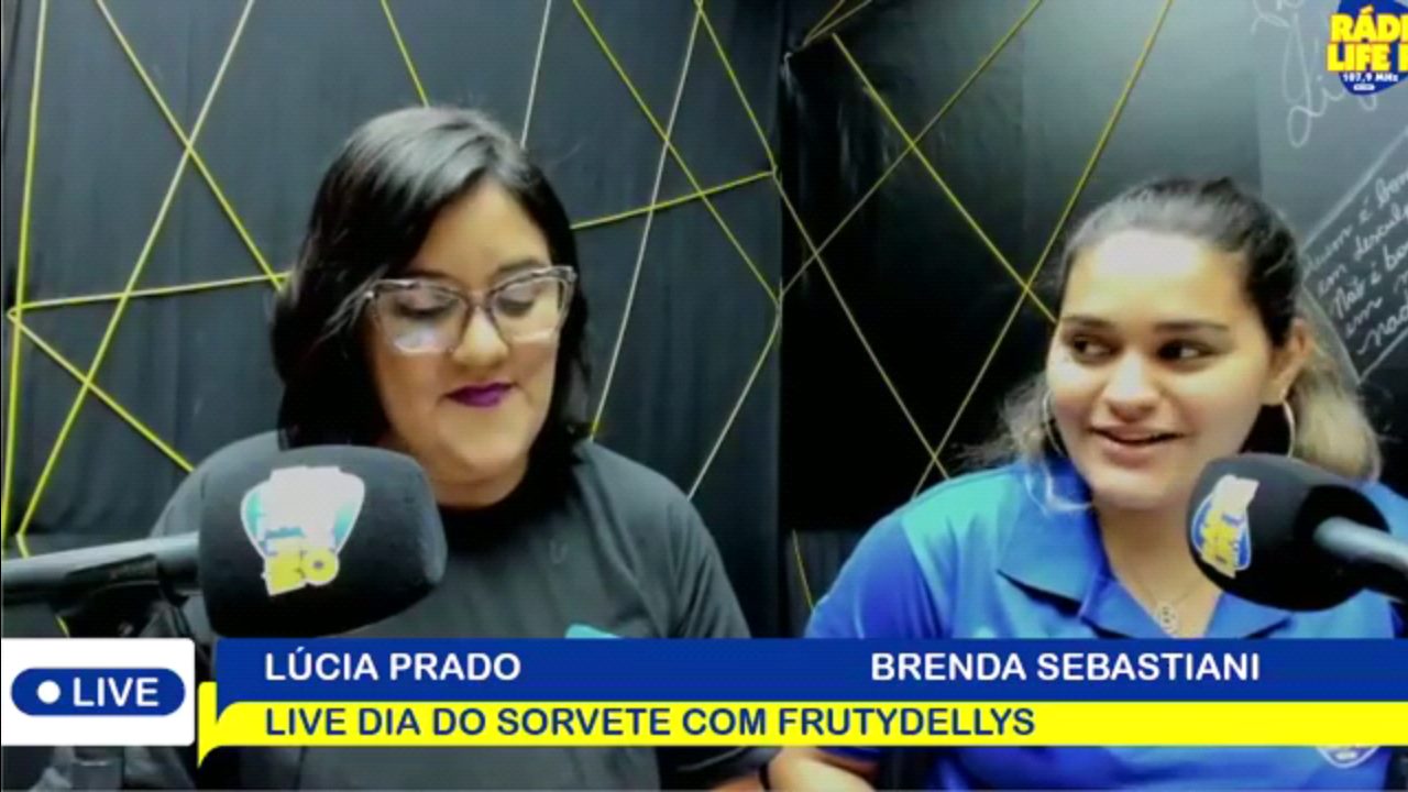 Quinta Feira 23 de Setembro Rádio Life FM comemora o Dia do Sorvete com a Sorveteria Frutydellys .