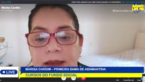 Marisa Cardim, primeira dama, evidencia cursos inéditos oferecidos pelo Fundo Social.