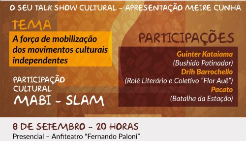 Cultura promove talk show “Café com Rendas”