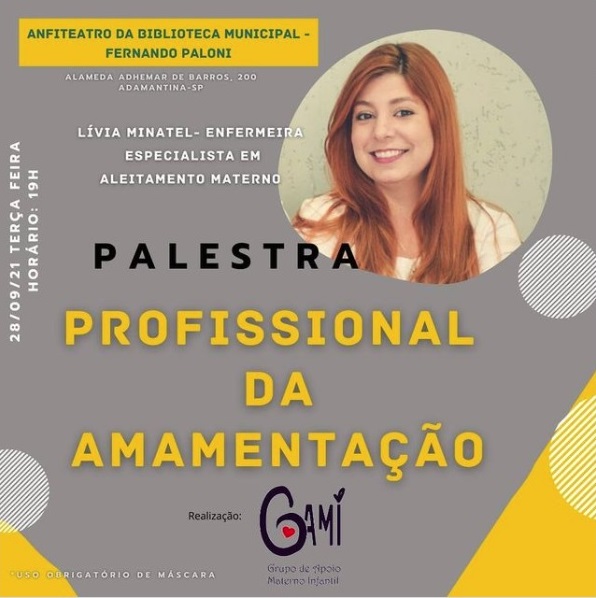 Palestra: Profissional da Amamentação