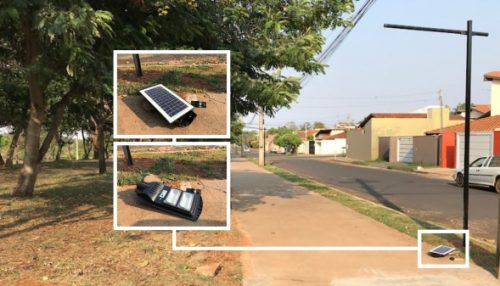 Recém instaladas, 10% das luminárias led já foram danificadas por vândalos no Parque Caldeira