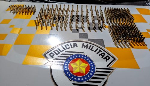 Munições são apreendidas durante fiscalização policial na Rodovia Assis Chateaubriand