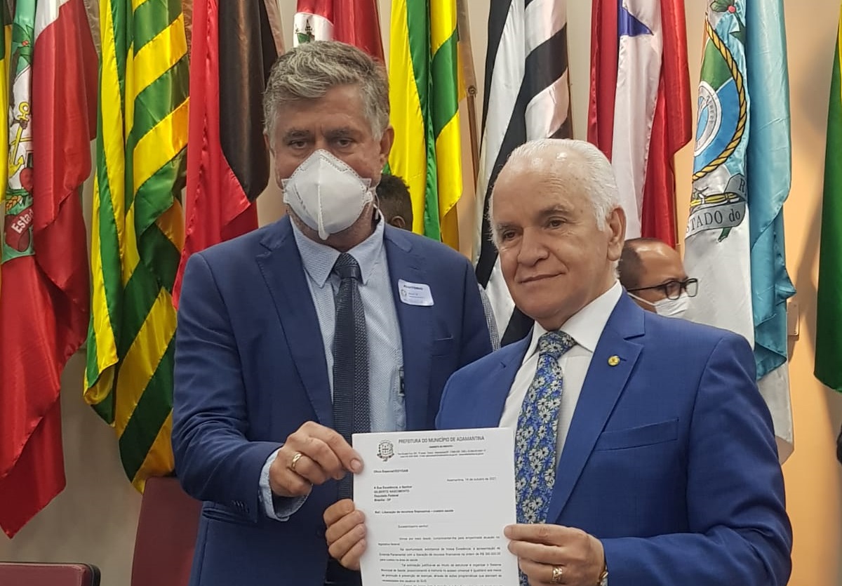 Prefeitura de Adamantina solicita recursos ao deputado federal Gilberto Nascimento