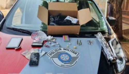 Jovem é preso por tráfico de drogas em Osvaldo Cruz