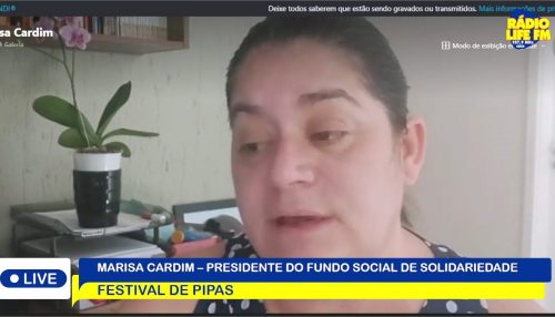 Marisa Cardim, Presidente do Fundo Social, anuncia o adiamento do Festival de Pipas no dia 12 de Outubro.