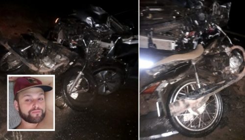 Após choque entre carro e moto, motociclista é arremessado e morre na SP-294, em Tupã