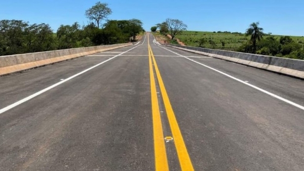 DER libera nesta terça-feira (23) tráfego na nova ponte sobre o Rio Aguapeí, na SP-425
