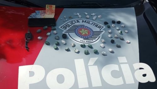 Após perseguição na SP-294, PM prende homem por tráfico de drogas em Adamantina