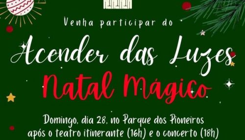 Acender das luzes de Natal em Adamantina contará com Concerto Itinerante