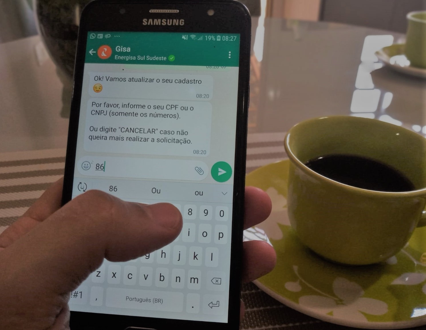 Energisa informa clientes sobre manutenção na rede elétrica por SMS e investe em projeto para enviar avisos pelo Whatsapp
