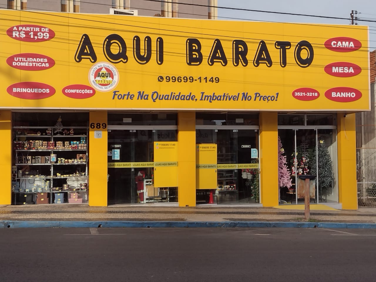 A Loja Aqui Barato de Adamantina ampliou suas instalações e agora o que era grande ficou gigante