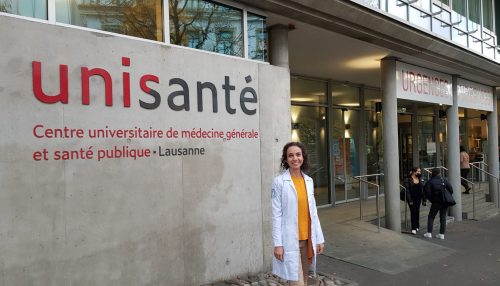 Acadêmica do Curso de Medicina da UniFai participa de estágio na Suiça
