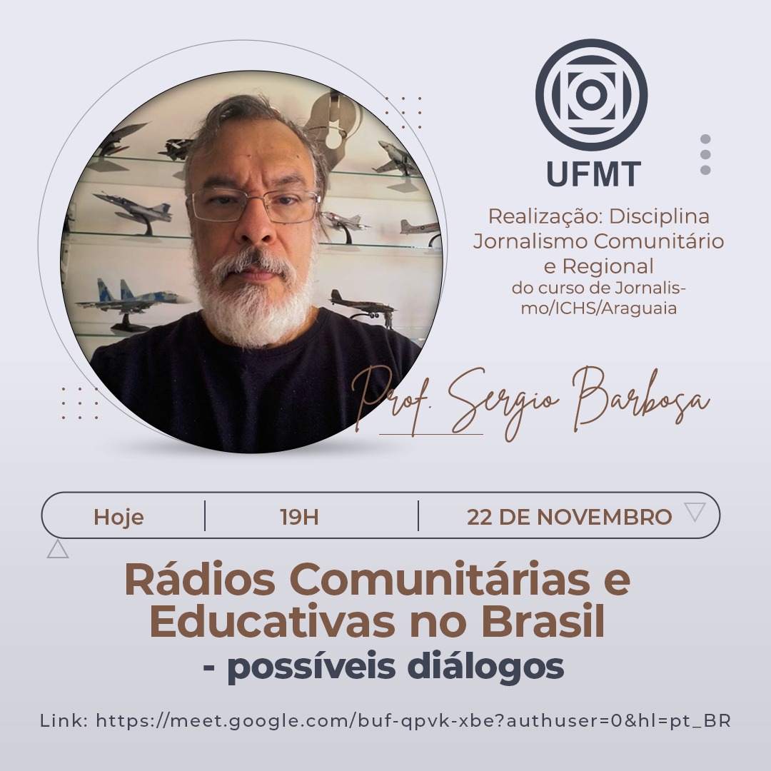 Docente da UniFai participa de diálogo sobre Emissoras Educativas e Comunitárias na UFMT.