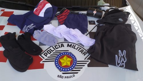 Policia Militar esclarece furtos ocorridos no comércio de Adamantina e recupera os produtos