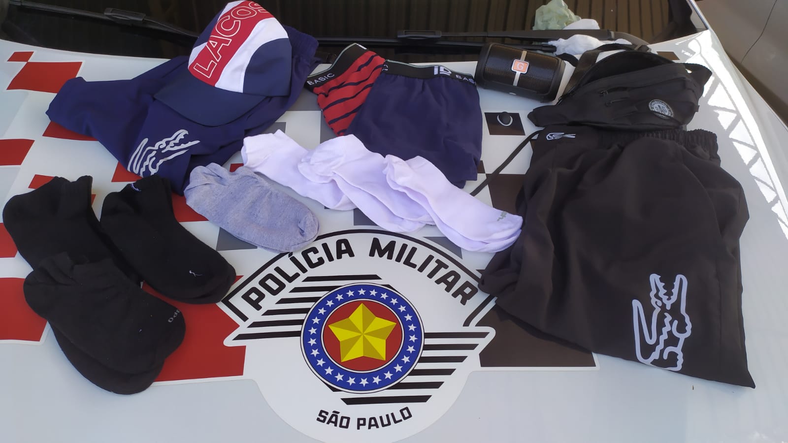Policia Militar esclarece furtos ocorridos no comércio de Adamantina e recupera os produtos