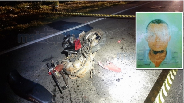Motociclista morre após moto e ônibus baterem de frente na SP-294