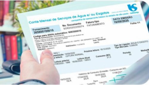 Sabesp passa a entregar novo modelo de conta de água aos clientes