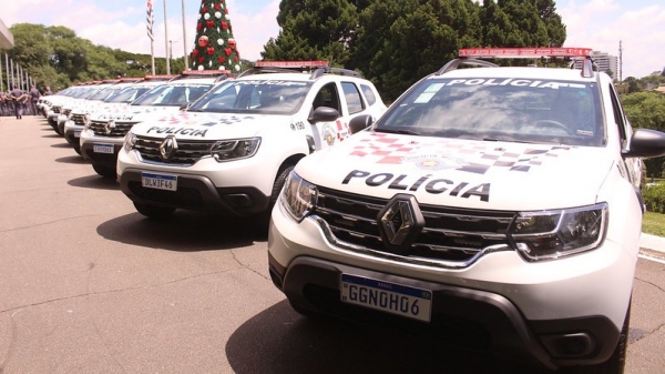 PM recebe 33 novas viaturas para reforçar o patrulhamento na região