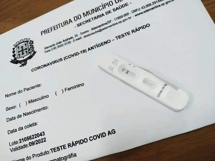 RESULTADO | A ação de testagem para a covid-19 neste sábado (22) em Adamantina