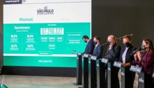 Em 24 horas, SP tem 230 mil crianças cadastradas para receber a vacina contra a Covid