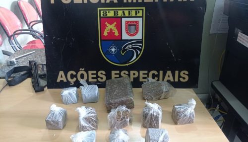 Rapaz é preso em flagrante por tráfico de droga em Osvaldo Cruz