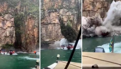 Adamantinense estava no local e no momento da queda do paredão de rocha em Capitólio