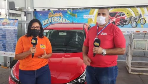 Morador de Lucélia ganha um automóvel Fiat Argo em promoção da Rede Sete Supermercado