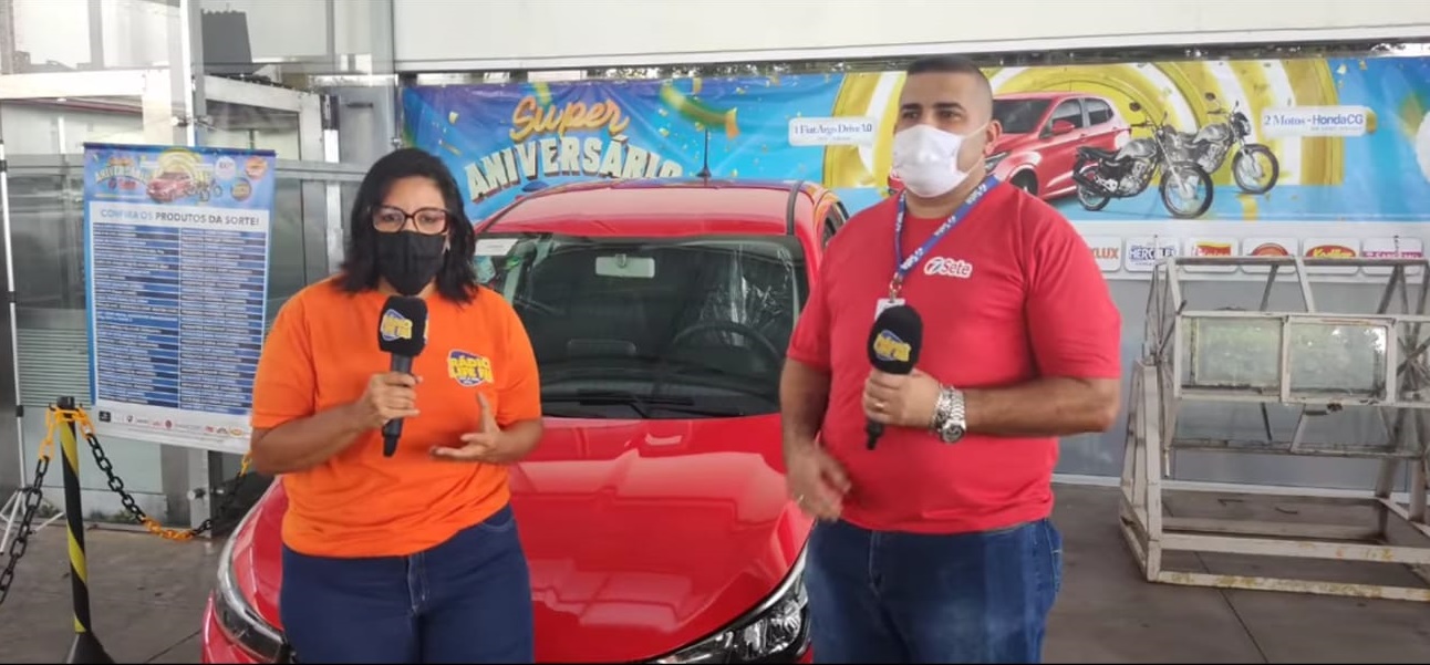 Morador de Lucélia ganha um automóvel Fiat Argo em promoção da Rede Sete Supermercado