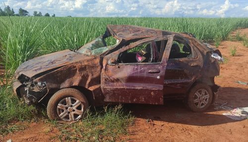 Acidente grave deixa 4 pessoas feridas entre elas duas crianças na SP425 em Parapuã
