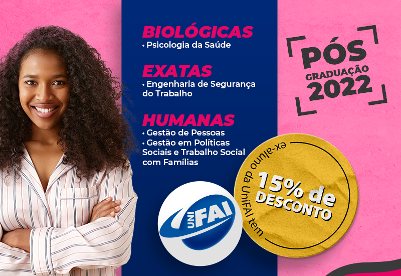 UniFAI tem vagas abertas em cursos  de Pós-Graduação para 2022