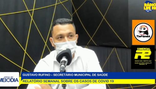 Os casos positivados vão baixar se  todos colaborarem, diz  Gustavo Rufino