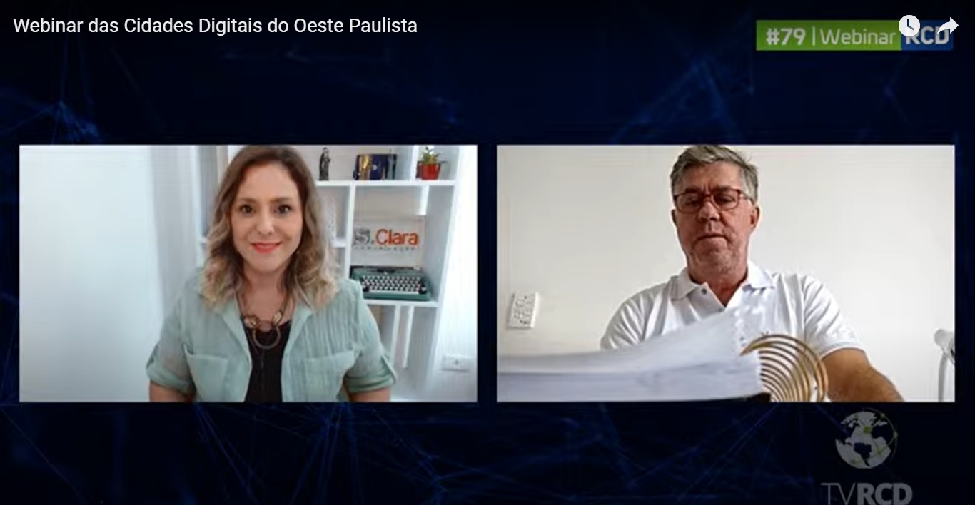 Prefeitura de Adamantina apresenta ações tecnológicas desenvolvidas no município no Webinar das Cidades Digitais