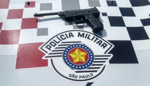 Após denúncia, Polícia Militar de Lucélia apreende simulacro de arma de fogo
