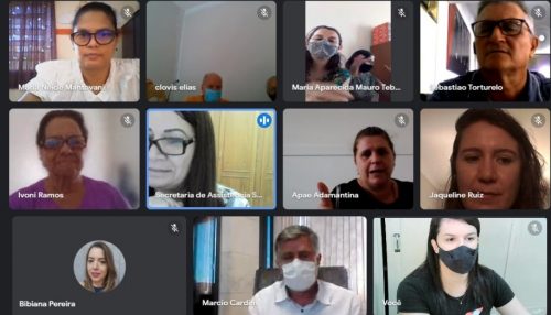 Prefeitura de Adamantina promove reunião virtual para assinatura do termo de colaboração 2022