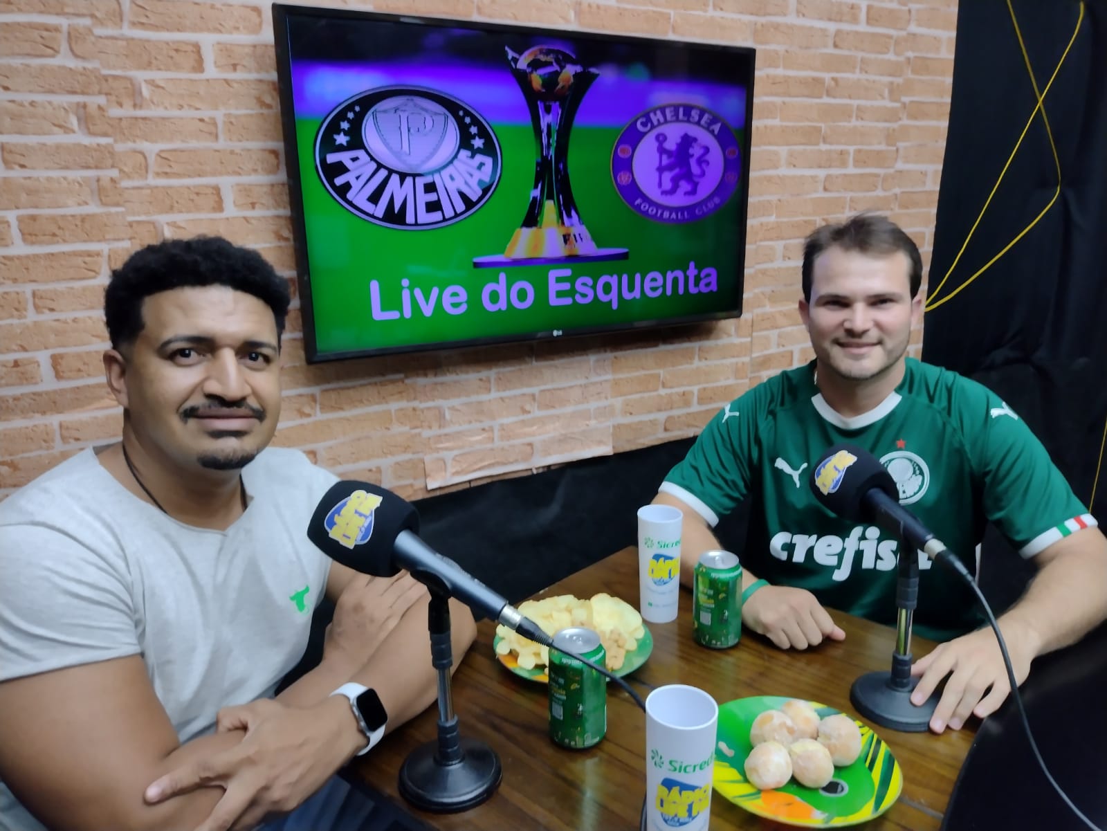 A Live do esquenta, Palmeiras e Chelsea