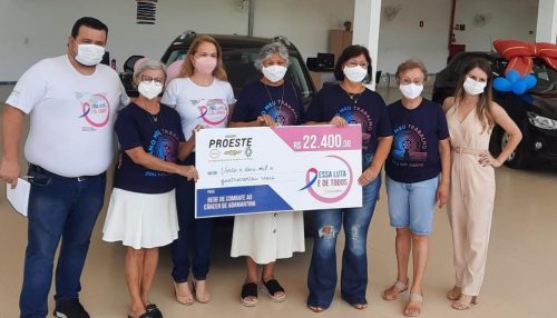 Proeste realiza campanha e arrecada R$ 22.400,00 entregue à  Rede de Combate ao Câncer de Adamantina