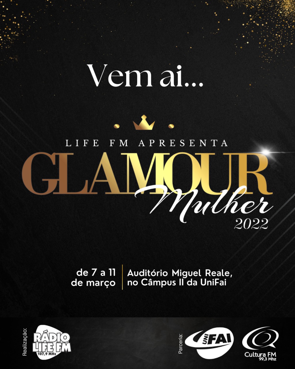 Rádio Life FM e UniFAI apresentam 3ª edição do Glamour Mulher